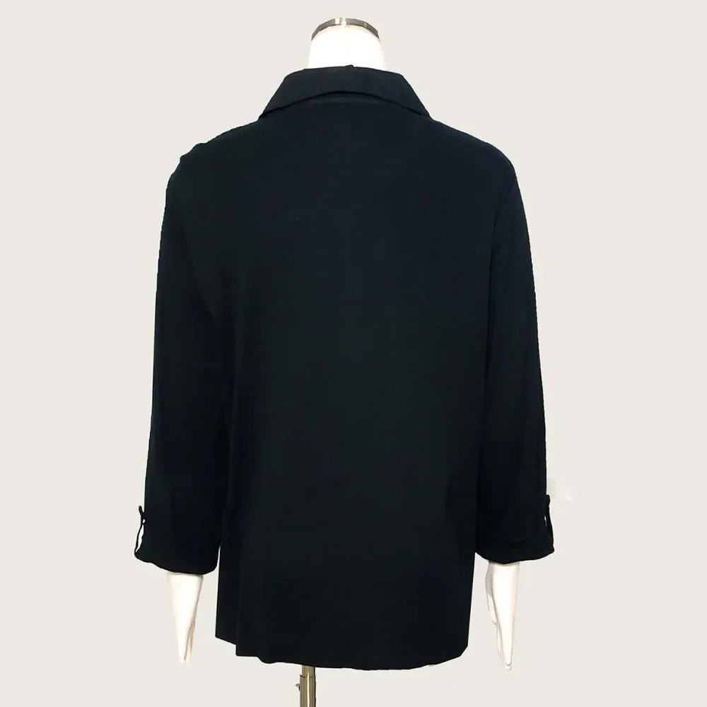 Karen Scott Four Button Top​ - Picture 5 of 8